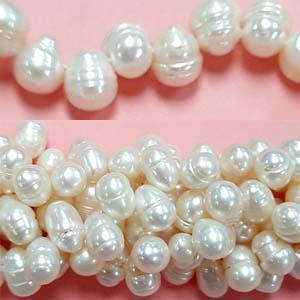 FRESHWATER PEARL DANCING RICE 8.5-9MM WHITE